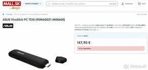 mini PC Asus VivoStick, Win 10, 4 jadro, zľava -77% - 5