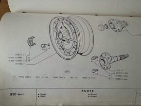 Fiat 850 SPORT COUPE SPIDER kola CROMODORA CD4 originál - 5