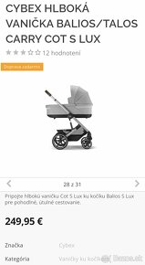 Cybex Talos S Lux: Hlboká vanička - 5