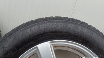 Sada elektrónov VW s pneu Semperit 195/65 R15 - 5