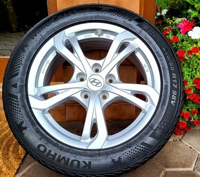 alu R17 5x114,3 senzory, zimné 215/55, orig. Hyundai KONA - 5