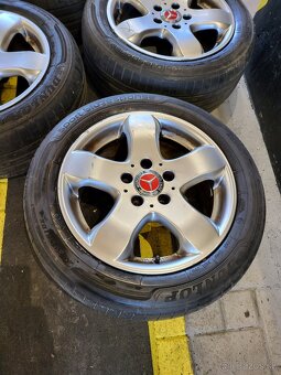 5X120 R16 Mercedes letna sada 205/55 R16 Dunlop - 5