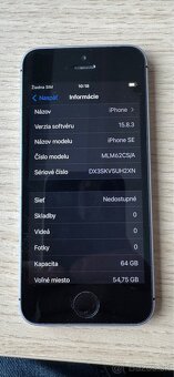 iPhone SE 1. generácie 64GB - 5