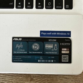 Notebook ASUS X552m - 5