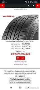 245/40 R18 Continental zimné - 5