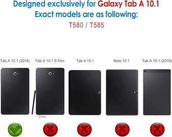 NOVÉ zatváracie púzdro pre Samsung Galaxy TAB A 10,1´´  2016 - 5