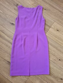 fialové púzdrové šaty veľ. 40 - 5