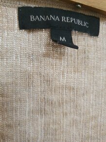 Ľanové šaty banana republic M - 5