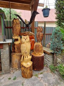 Vyrezávané drevené sochy - 5