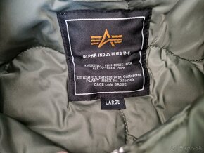 Pánská bunda ALPHA INDUSTRIES (L) NOVÁ Sage Green - 5