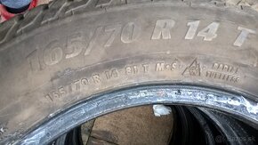 ZIMNÉ 165/70 R14 81T 4ks MATADOR a 4ks BARUM - UŽOD15,-€/kus - 5