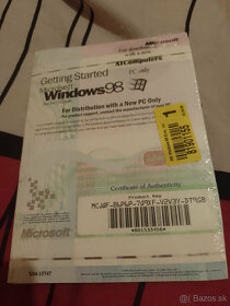 Windows 98 SE vo fólii original s priruckou rok 1999 EN - 5