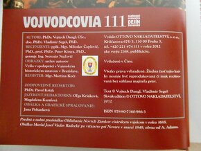 Vojvodcovia 111 osobností vojenských dejín Slovenska - 5