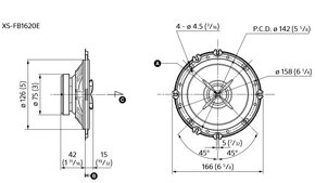 Sony XS-FB1620E Reproduktory do auta - 5