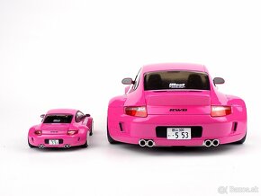 Ružové PORSCHE – 911 997-2 RWB COUPE 2008 1:18 a 1:43 - 5