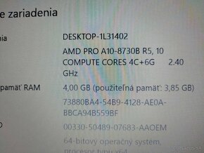 predám základnú dosku z notebooku Hp elitebook 745 g4 - 5