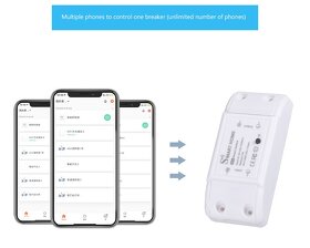 Predam novy 10A WIFI Smart vypinac - ovladanie mobilom. - 5