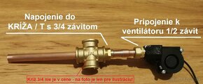 Ventilátor pre dymbox, generátor dymu, udiareň - OVERENÝ - 5