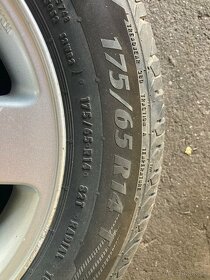 175/65r14 letne na hlinikoch 4100 Skoda fabia, vw golf - 5