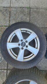 Predám alu disky OXXO 5x112 R16 a zimne pneu.215/60 R16 - 5