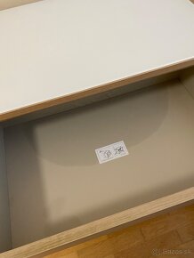 Hnedá komoda s 3 zásuvkami (MALM IKEA) - 5