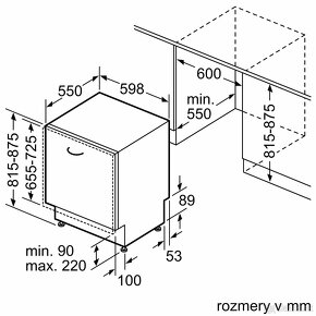 BOSCH SMV4HCX20E vstavaná umývačka riadu - 5