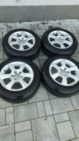 Elektrony Audi 5×112 R16 205/60/16-Letná sada - 5