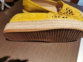 Žlté espadrilky v.39 - 5