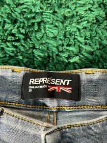 Represent Distressed Denim - Work Blue - 5