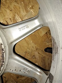 Hliníkové disky Opel R15 rozteč 5x110, zimné pneu 205/60R15 - 5