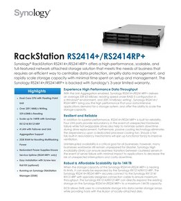 Synology RS2414+, 24TB - 5