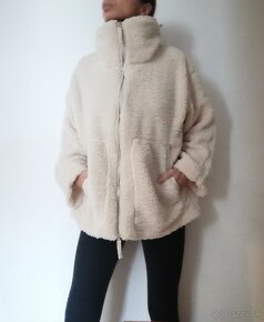 MADMEXT - perfektná teddy oversize bunda UNI - 5