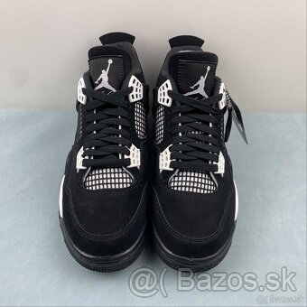 Nike Air Jordan 4 bielo-čierne - 5