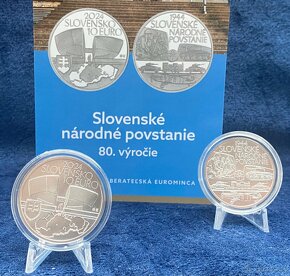 10 Euro - Slovenske Narodne povstanie 80 vyrocie 2024 - TOP - 5