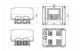 Frekvenčný menič pre čerpadlá  IVR-10-015S 1,1kW - 5