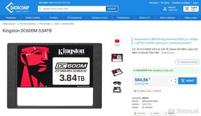 2,5" Kingston DC600M Enterprise 1/2/4 TB - Extrém životnosť. - 5