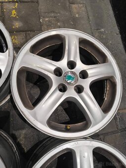 5X100 R15 Skoda alu disky Ocavia1-fabia-Rapid... - 5