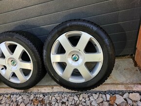 ŠKODA VEGA 5x112+Zimné Pneu 205/55 R16 - 5