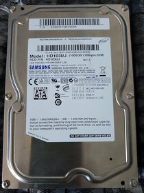 2x HDD 3,5" SATA (1TB+500GB) s chybnými sektormi - 5