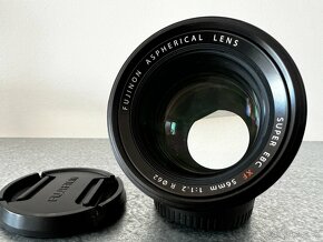 56mm f1.2 portrétny objektív pre Fujifilm X - 5