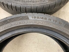 195/45 R17 Letné pneumatiky Continental - 5