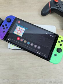 ✔️ Predám Nintendo Switch OLED - Splatoon 3 Edition - 5