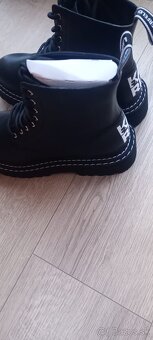 Karl Lagerfeld čizmy 40 / veľkosť 9 biker boots - 5