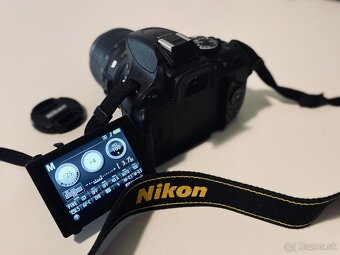 Nikon D5200 s príslušenstvom a 2 objektívmi - 5