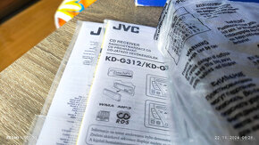 JVC KD-G312 - NOVÉ - Uloženka. - 5