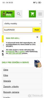 Nová riadiaca jednotka airbagu octavia 4 5WA 959 655 L - 5