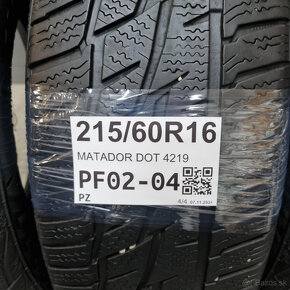 Zimné pneumatiky 215/60 R16 MATADOR DOT4219 - 5