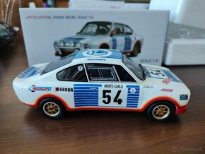 Škoda 130 RS n. 54 Rally Monte Carlo 1977 1:18 - 5