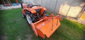 Malotraktor Kubota B 1600 + rotovator - 5