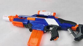 Nerf - nový univerzální zaměřovač bílo oranžový - 5